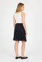 Apsen Women's Black Polka Dot Lined Chiffon Midi Length Woven Skirt 2201-53 - 3