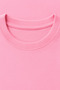 Oversize Pink Unisex Printed T-Shirt T-Shirt - 3