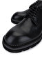 Men's Genuine Leather Black Antique Casual Shoes - 3