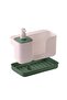 Tidy Up Green Sink Organizer with Soap Dispenser & Sponge Holder – Made in Italy - 2