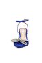Womens Leia Blue Satin Heels - 5