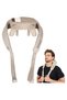 Portable Neck & Body Massager, Heating Function, Adjustable Intensity, USB Charging, Gray