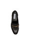 Womens Carrine Black Leather Loafers & Moccasins - 4