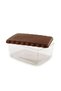 Biscuit Saver Rectangle with Freshness Lid – Brown, 100% Made in Italy - 2