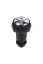 Gear Shift Nut, 5 Speed, Black-Chrome - 2