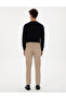 Beige Ex. Slim Fit Fabric Trousers 50311574-Vr011 - 4