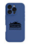 iPhone 16 Pro Max Blue Protective Liquid Silicone Shockproof Case - Travelling