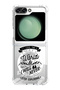 Case for Samsung Galaxy Z Flip 5 Compatible with MagSafe, Shockproof Bumper Case I love the world