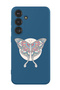 Protective Liquid Silicone Shockproof Case For Samsung Galaxy S24 Plus (Blue) - Buterfly