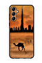 Protective Case For Samsung Galaxy M15 Sunset Camel Burj Khalifa