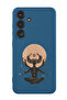Protective Liquid Silicone Shockproof Case For Samsung Galaxy S24 Plus (Blue) - Cancer