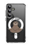 Case for Samsung Galaxy S24 Plus Compatible with MagSafe, Shockproof Bumper Cover Let that go BLack
