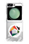 Case for Samsung Galaxy Z Flip 5 Compatible with MagSafe, Shockproof Bumper Case apple-triangle-logo
