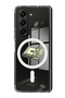 Case for Samsung Galaxy Z Fold 5 Compatible with MagSafe, Shockproof Phone Bumper Cover Cash Sticker