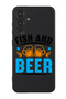 Protective Liquid Silicone Shockproof Case For Samsung Galaxy S24 Plus (Black) - Fish & Beer black