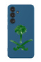 Protective Liquid Silicone Shockproof Case For Samsung Galaxy S24 Plus (Blue) - KSA symbol