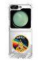 Case for Samsung Galaxy Z Flip 5 Compatible with MagSafe, Shockproof Phone Bumper Cover Pizza