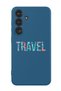 Protective Liquid Silicone Shockproof Case For Samsung Galaxy S24 Plus (Blue) - Travel 1