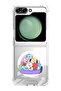 Case for Samsung Galaxy Z Flip 5 Compatible with MagSafe, Shockproof Phone Bumper Cover cute pets