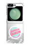 Case for Samsung Galaxy Z Flip 5 Compatible with MagSafe, Shockproof Phone Bumper Cover Burger queen