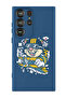 Protective Liquid Silicone Shockproof Case For Samsung Galaxy S24 Ultra (Blue) - cat on plane