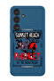 Protective Liquid Silicone Shockproof Case For Samsung Galaxy S24 (Blue) - Sunset Beach