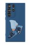 Protective Liquid Silicone Shockproof Case For Samsung Galaxy S24 Ultra (Blue) - Sneakers