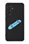 Protective Liquid Silicone Shockproof Case For Samsung Galaxy S24 Plus (Black) - Skate Board