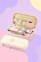 Kawaii Special Colorful Double Layer Canvas Pencil Case Pastel Tone Large Capacity Stationery Bag