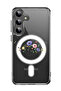 Case for Samsung Galaxy S24 Plus Compatible with MagSafe, Shockproof Bumper Cover Flower & bees