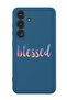 Protective Liquid Silicone Shockproof Case For Samsung Galaxy S24 Plus (Blue) - Blessed