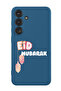 Protective Liquid Silicone Shockproof Case For Samsung Galaxy S24 Plus (Blue) - Eid Mubarak white
