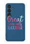Protective Liquid Silicone Shockproof Case For Samsung Galaxy S24 Plus (Blue) - Great moments