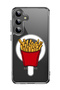 Case for Samsung Galaxy S24 6.2-inch Compatible with MagSafe, Shockproof Phone Bumper Cover Fries