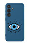 Protective Liquid Silicone Shockproof Case For Samsung Galaxy S24 Plus (Blue) - Eye B
