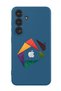 Protective Liquid Silicone Shockproof Case For Samsung Galaxy S24 Plus (Blue) - apple-triangle-logo