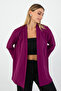 Women's Fuchsia Blazer Jacket – Stylish and Modern Design - 2
