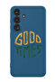 Protective Liquid Silicone Shockproof Case For Samsung Galaxy S24 Plus (Blue) - Good times