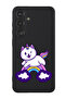 Protective Liquid Silicone Shockproof Case For Samsung Galaxy S24 Plus (Black) - Cute Unicorn
