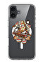 iPhone 16 Magsafe Case Compatible with, Shockproof Phone Bumper Cover - Pizza dj