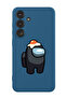 Protective Liquid Silicone Shockproof Case For Samsung Galaxy S24 Plus (Blue) - Among us omlet