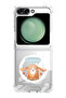 Case for Samsung Galaxy Z Flip 5 Compatible with MagSafe, Shockproof Bumper Case Llamazing lama