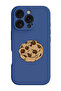 iPhone 16 Pro Blue Protective Liquid Silicone Shockproof Case - Cookie