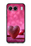 Protective Case Anti Scratch Shock Proof Bumper Cover For OnePlus Nord 4 Dark Pink Gliter Heart