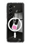 Case for Samsung Galaxy Z Fold 5 Compatible with MagSafe, Shockproof Phone Bumper Cover Nail Paint 1