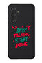 Protective Liquid Silicone Shockproof Case For Samsung Galaxy S24 Plus (Black) - stop talking