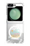 Case for Samsung Galaxy Z Flip 5 Compatible with MagSafe, Shockproof Bumper Case life is short