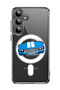 Case for Samsung Galaxy S24 6.2-inch Compatible with MagSafe, Shockproof Phone Bumper Cover Car