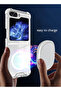 Case for Samsung Galaxy Z Flip 5 Compatible with MagSafe, Shockproof Bumper Case Binary Black - 3
