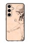 Protective Case Anti Scratch Shock Proof Bumper Cover For Samsung Galaxy S24 Plus Girl drink coffee